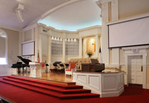 church stage